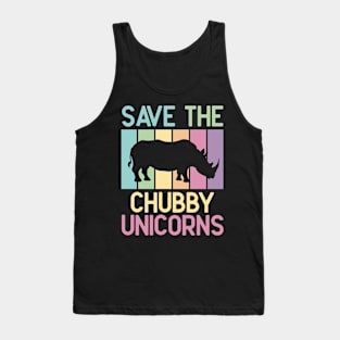 Save the chubby unicorns Tank Top